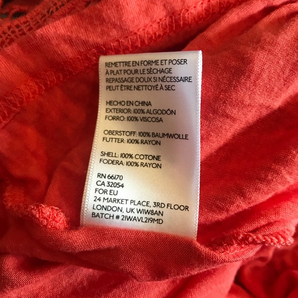 ✨Anthropologie PinsNeedles Boho Knit Crochet Shirt - Picture 8 of 8